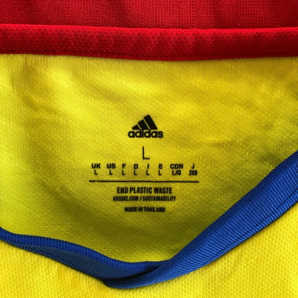 Adidas Colombia National Team Men’s Soccer Jersey #7 Luis Diaz Size Large